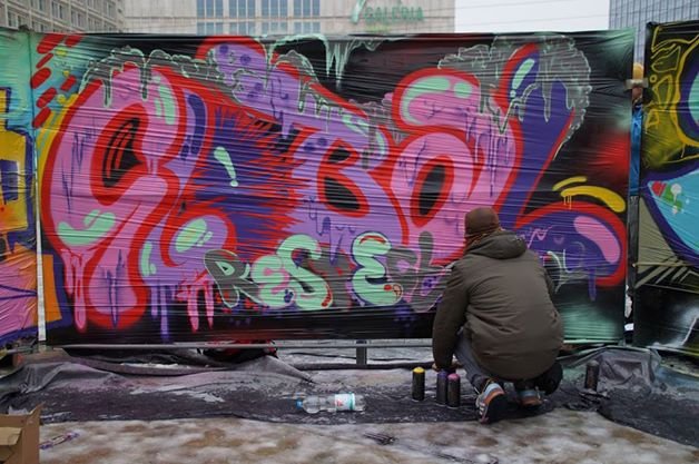 Graffiti Wall - Photo by GBBI - global, respect, berlin