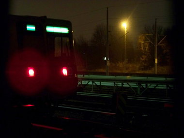 Graffiti Train - Photo by GBBI - sbahn, berlin (2014)