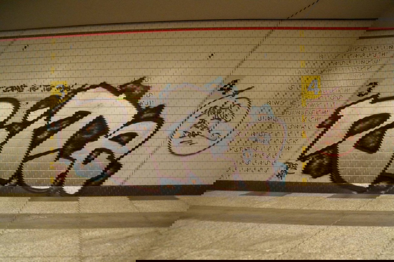 Graffiti Bombing - Photo by GBBI - rite, tods, out