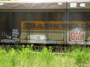 Graffiti Train - Photo by GBBI - dta, hezht