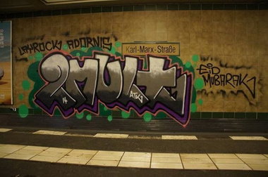 Graffiti Wall - Photo by GBBI - 2mult, atk, berlin