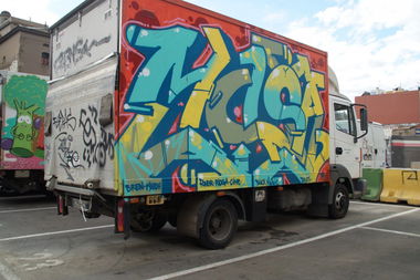 Graffiti Artwork - Photo by GBBI - barcelona, truck