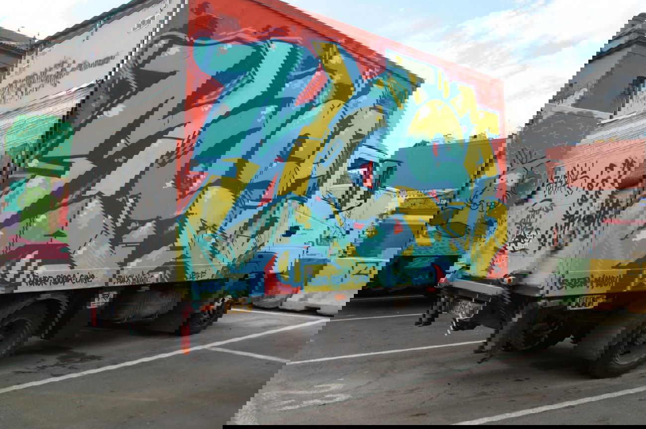 Graffiti Artwork - Photo by GBBI - barcelona, truck