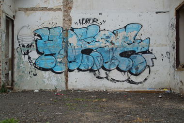 Graffiti Bombing - Photo by GBBI - horor, barcelona