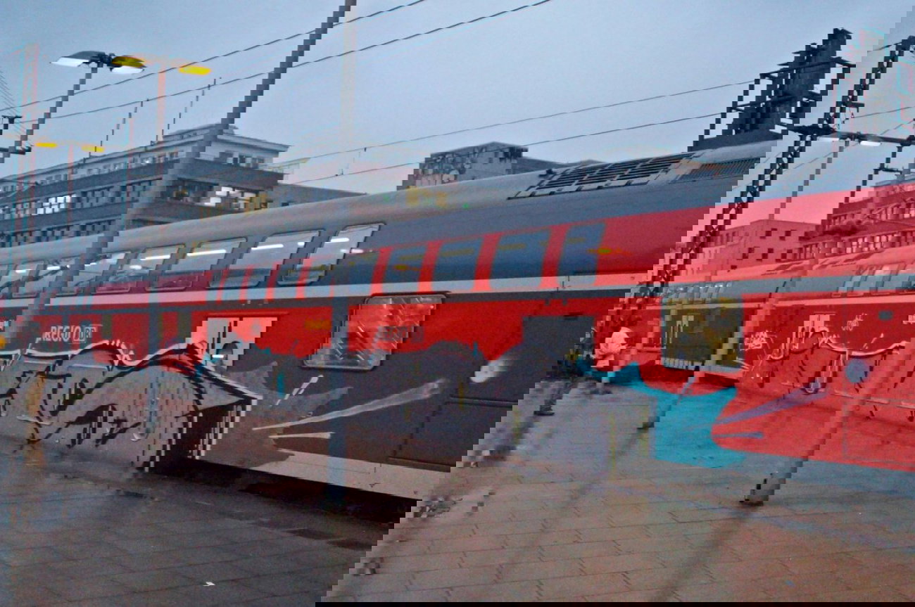 Graffiti Train - Photo by GBBI - juks, berlin