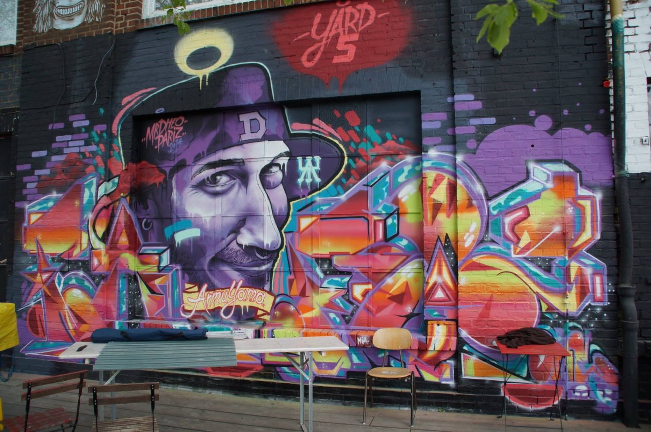 Graffiti Wall - Photo by GBBI - yard5, berlin, mr