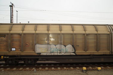 Graffiti Train - Photo by GBBI - taps, moses, topsprayer