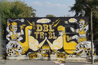 Graffiti Wall - Photo by GBBI - dbl, tr, bl