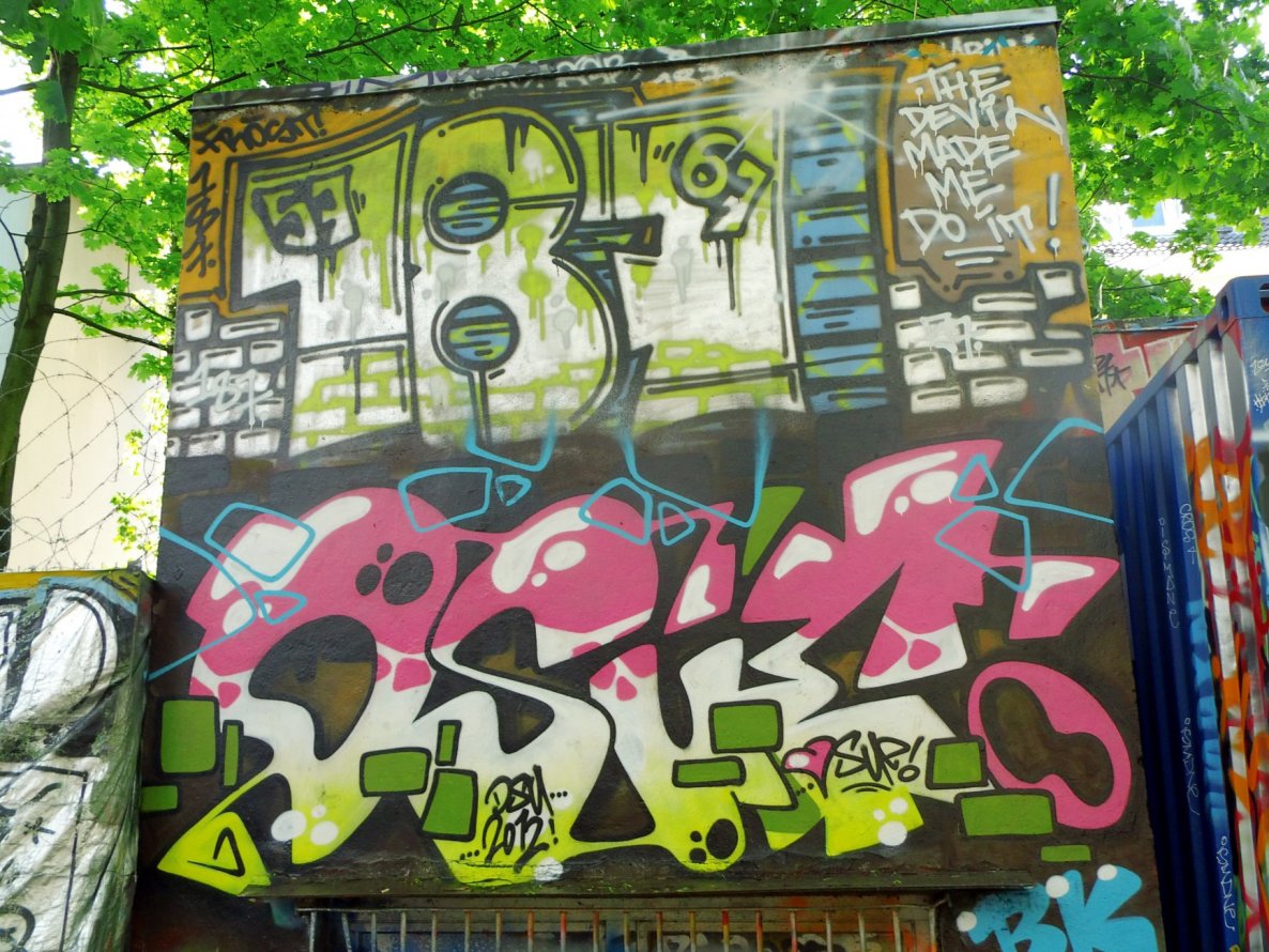 Graffiti Wall - Photo by GBBI - 187, dsue, hamburg