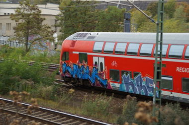 Graffiti Train - Photo by GBBI - sruck, krs, berlin