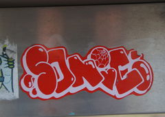 Graffiti Street Art - Photo by GBBI - sonic, sticker, berlin