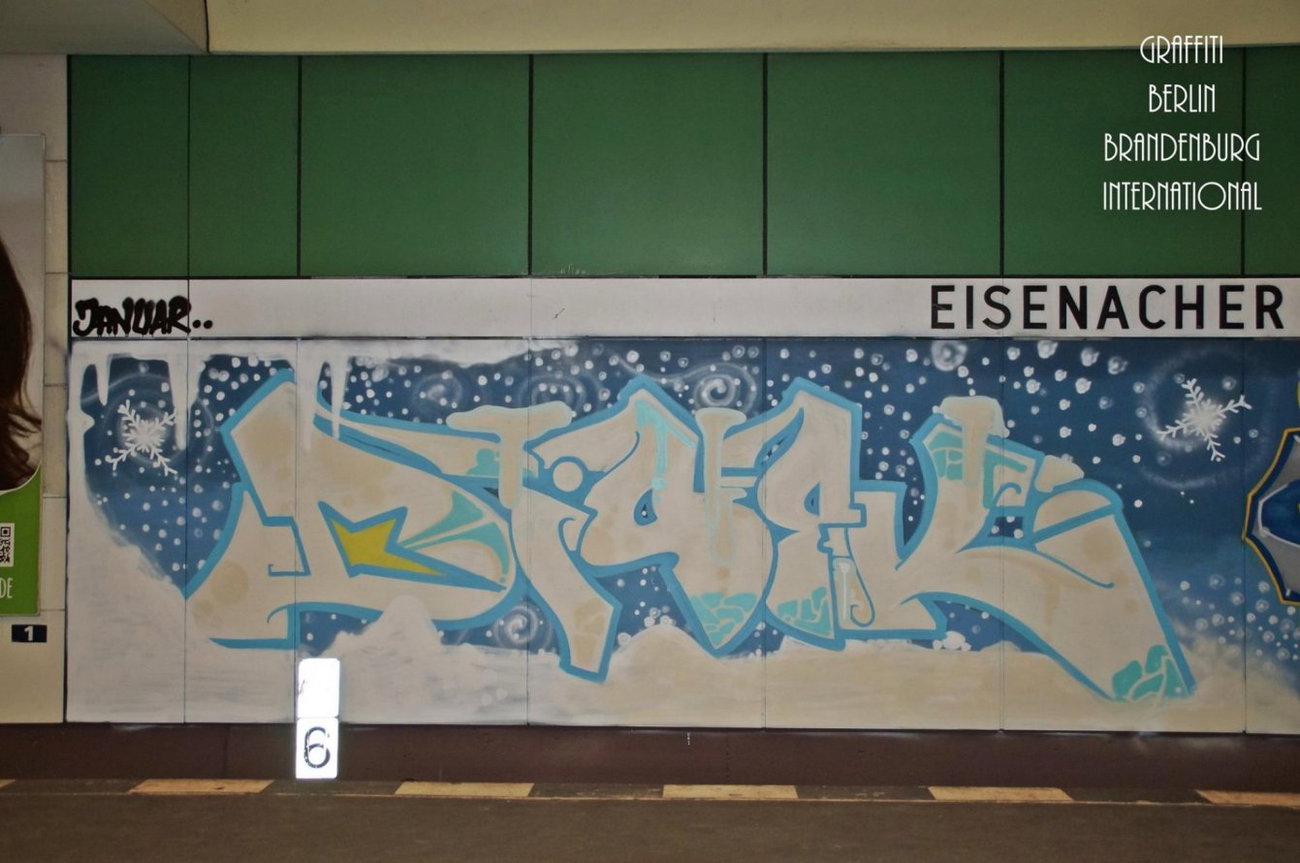 Graffiti Wall - Photo by GBBI - disek, berlin
