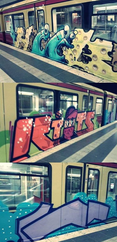 Graffiti Train - Photo by GBBI