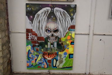 Graffiti Artwork - Photo by GBBI - gfa, berlin, leinwand