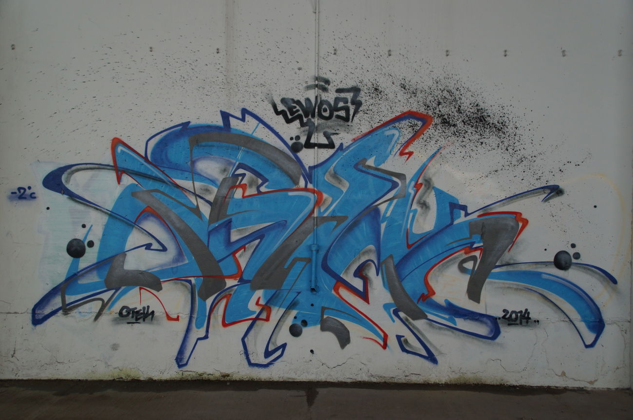 Graffiti Wall - Photo by GBBI - otek, ewos