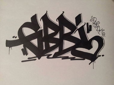 Graffiti Sketch - Photo by GBBI - gbbi, dyuck
