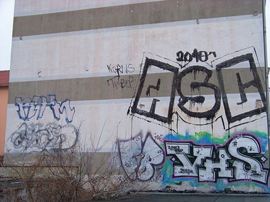 Graffiti Bombing - Photo by GBBI - asc, vhs, fb