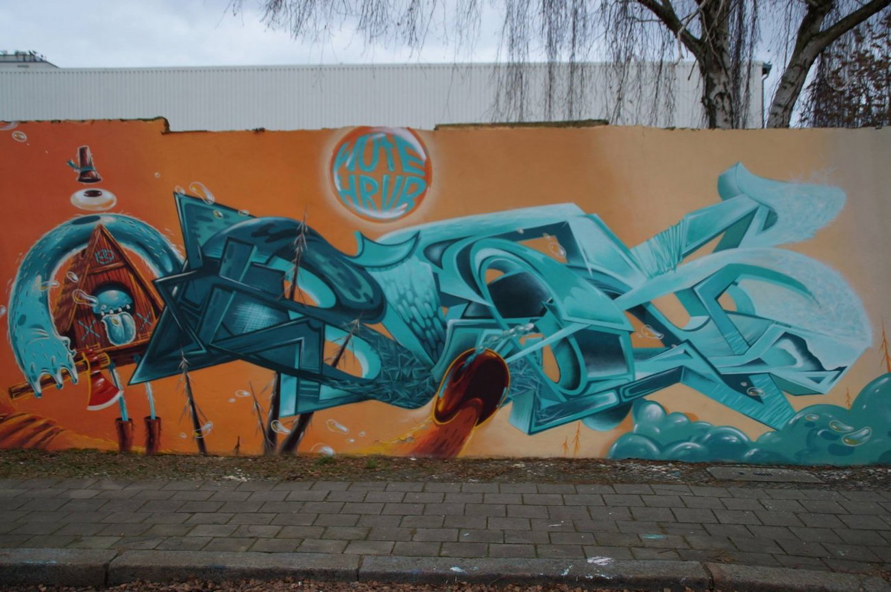 Graffiti Wall - Photo by GBBI - bias, wute, hrvb