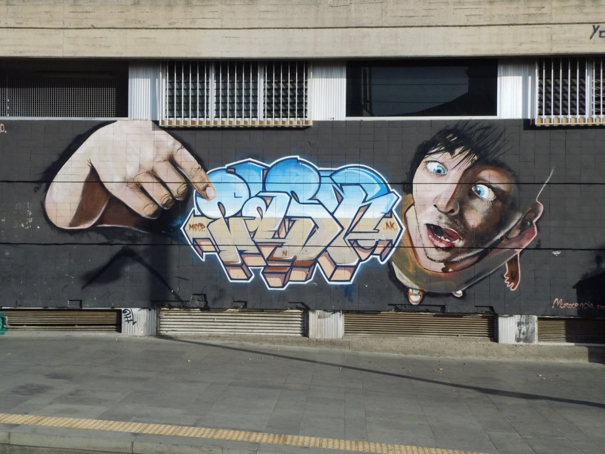 Graffiti Wall - Photo by GBBI - east, spanien, teneriffa
