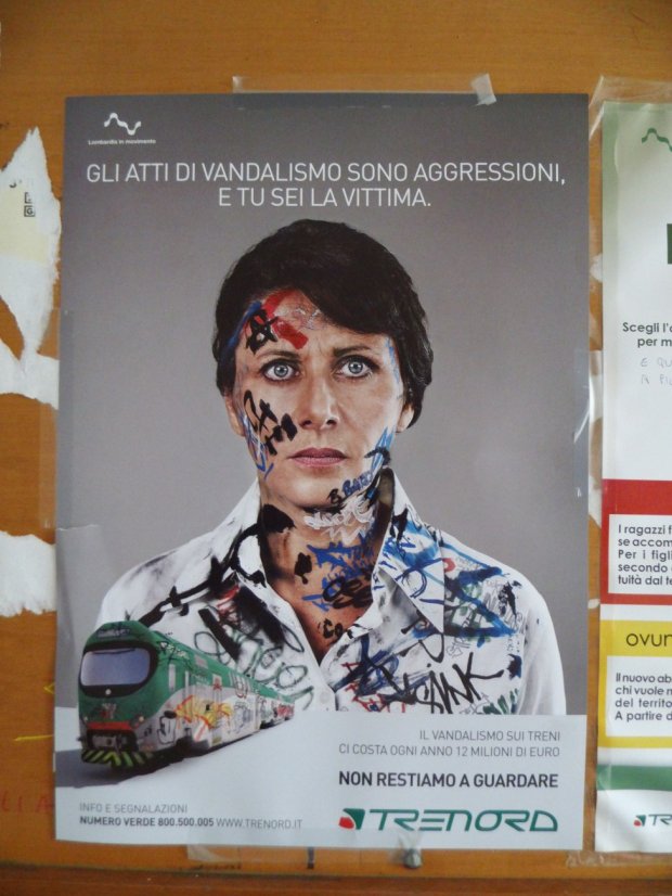 Graffiti Artwork - Photo by GBBI - italy, vandalism