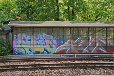 Graffiti Wall - Photo by GBBI - rain, tods, antiz