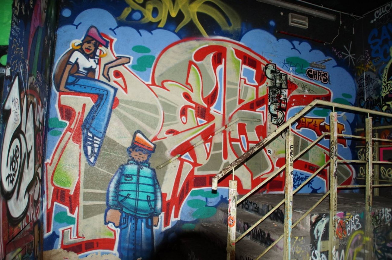 Graffiti Wall - Photo by GBBI - dejoe, gfa, berlin