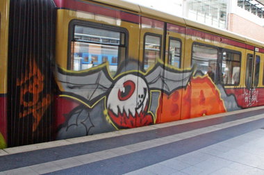 Graffiti Train - Photo by GBBI - tba, berlin