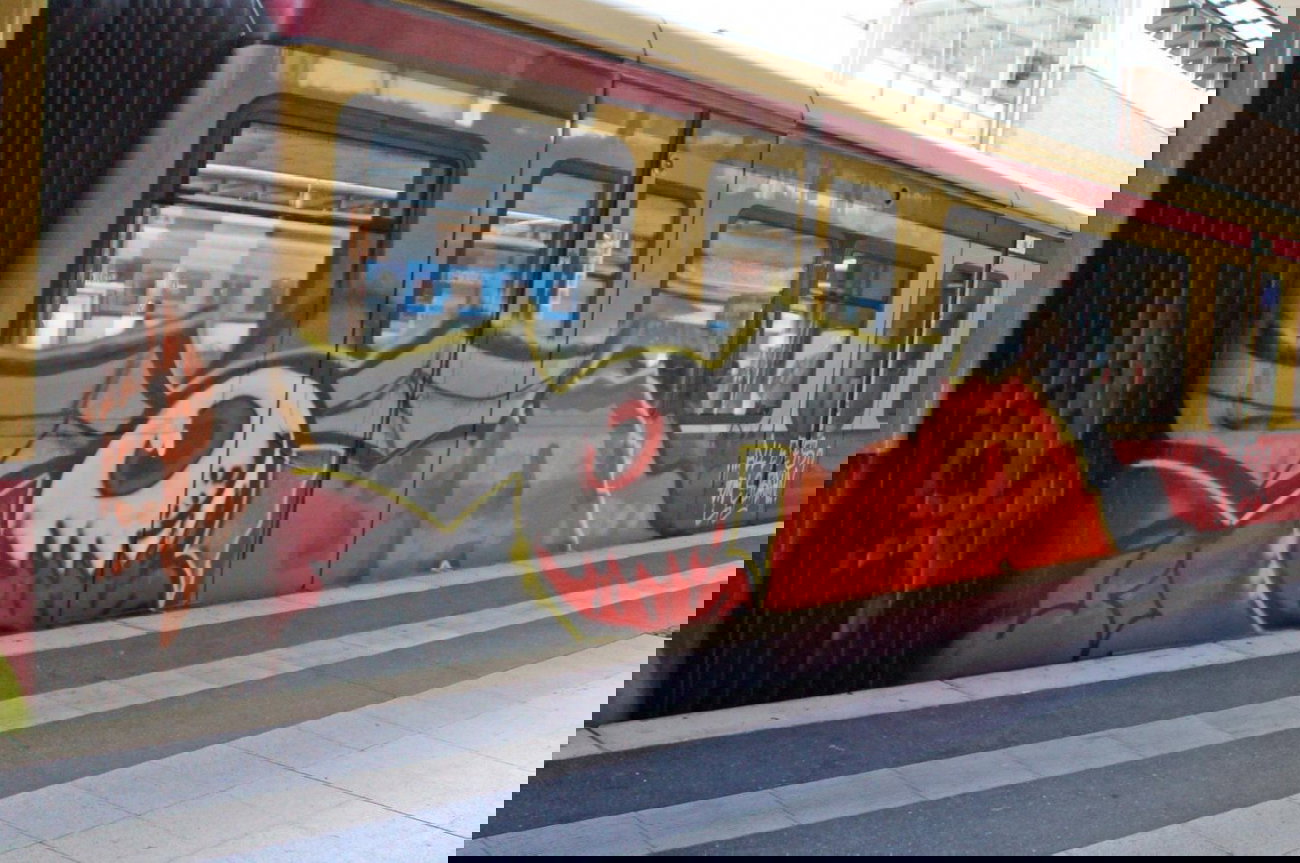 Graffiti Train - Photo by GBBI - tba, berlin
