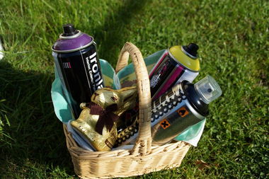 Graffiti Artwork - Photo by GBBI - happy, easter