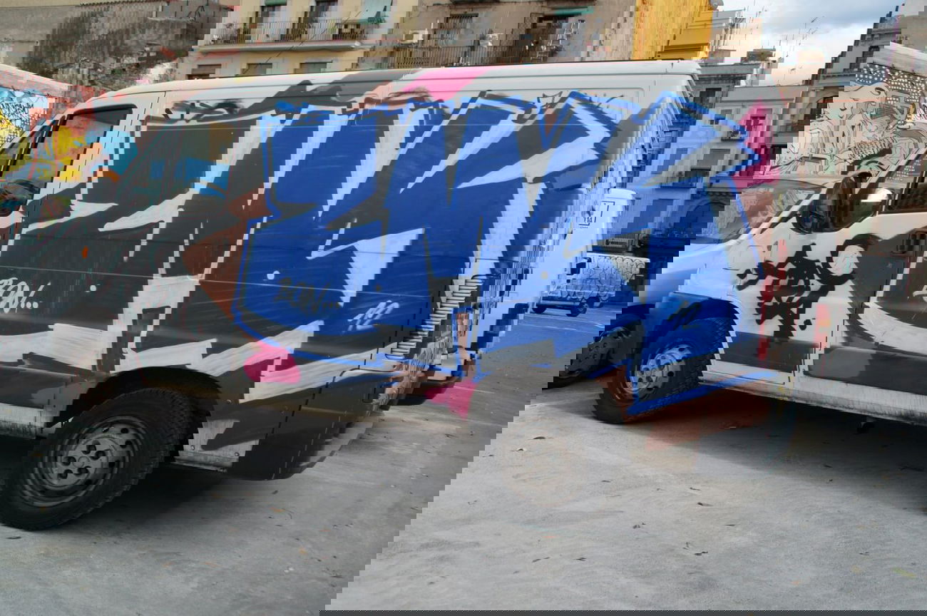 Graffiti Bombing - Photo by GBBI - zmk, barcelona, fobia