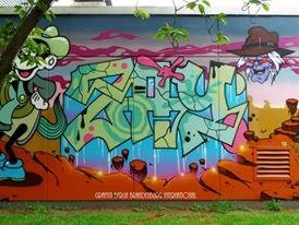 Graffiti Wall - Photo by GBBI - zay, hamburg