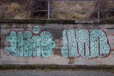 Graffiti Bombing - Photo by GBBI - thing, aboud, berlin