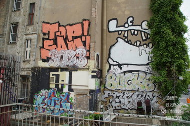 Graffiti Wall - Photo by GBBI - top, sam, bomb
