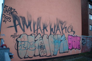 Graffiti Wall - Photo by GBBI - amiak, wars, onelove