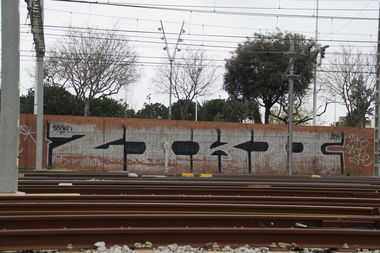 Graffiti Bombing - Photo by GBBI - ziko, barcelona, spain