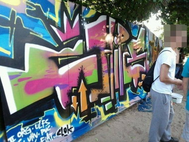 Graffiti Wall - Photo by GBBI - chips, berlin