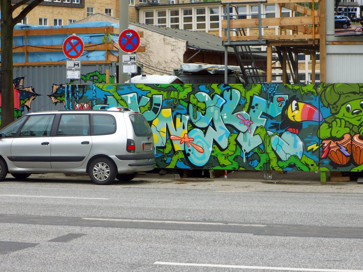 Graffiti Wall - Photo by GBBI - jungle, hamburg, jbcb