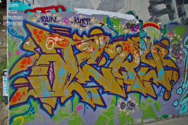 Graffiti Wall - Photo by GBBI - acry, berlin