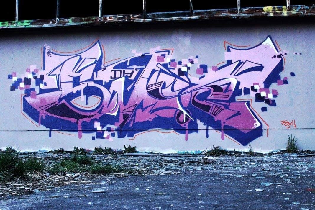 Graffiti Wall - Photo by GBBI - smo.c, dh, berlin