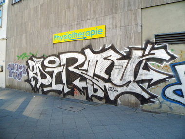 Graffiti Bombing - Photo by GBBI - dirty, bc