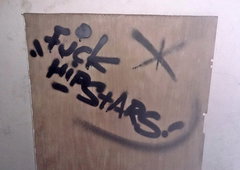 Graffiti Wall - Photo by GBBI - fuck, hipstars