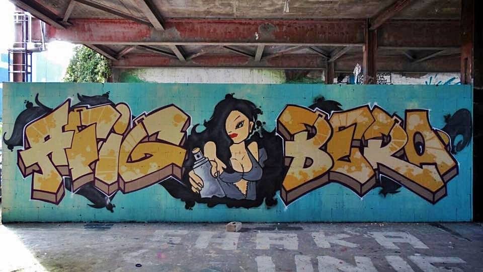 Graffiti Wall - Photo by GBBI - afig, affig, bero