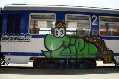 Graffiti Train - Photo by GBBI - zipo, croatia