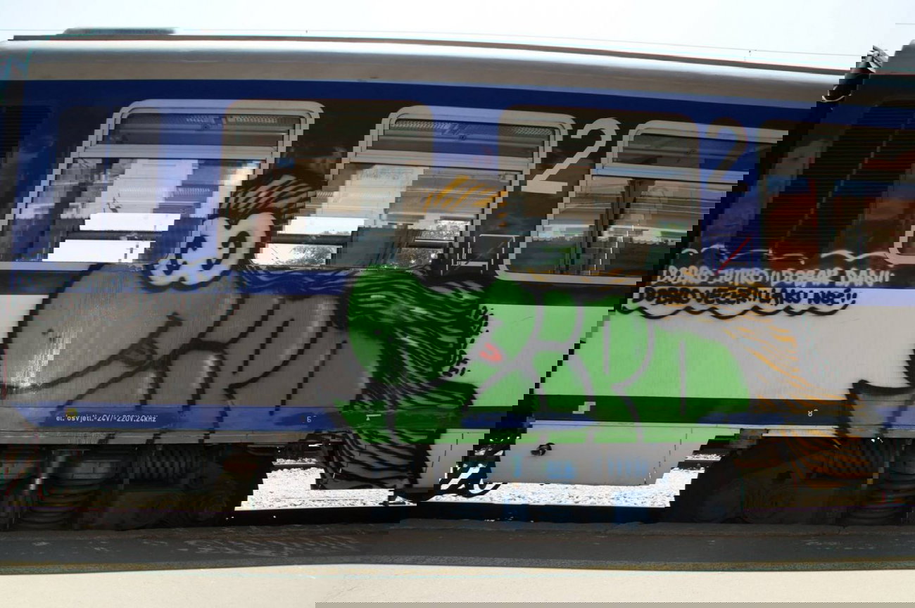 Graffiti Train - Photo by GBBI - zipo, croatia