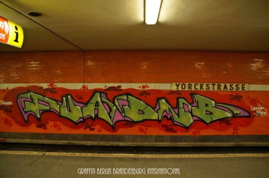 Graffiti Wall - Photo by GBBI - fua, dnb, berlin