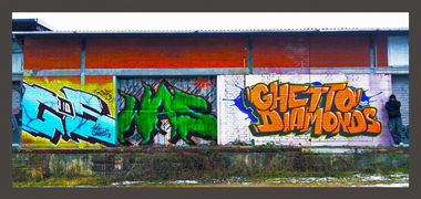 Graffiti Wall in Heidelberg - Photo by GDS - comar, heidelberg, gds (2013)