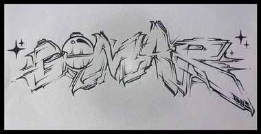 Graffiti Sketch in Heidelberg - Photo by GDS - comar, gds (2014)