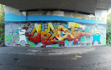 Graffiti Wall in Heidelberg - Photo by GDS - gds, ghetto, diamonds (2015)