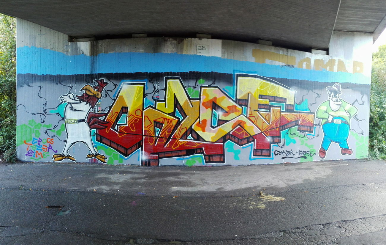 Graffiti Wall in Heidelberg - Photo by GDS - gds, ghetto, diamonds (2015)