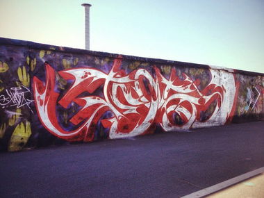 Graffiti Wall in Saint Petersburg - Photo by GHO5T (2014)